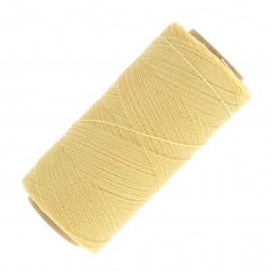 Linhasita waxed thread spool for micro macramé 0.5 mm - Cream (1310) x335m