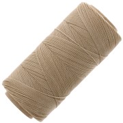 Linhasita waxed thread spool for micro macramé 0.5 mm - Tan (382) x335m