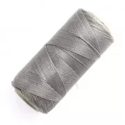 Linhasita waxed thread spool for micro macramé 0.5 mm - Grey (208) x335m