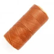 Linhasita waxed thread spool for micro macramé 0.5 mm - Caramel (203) x335m