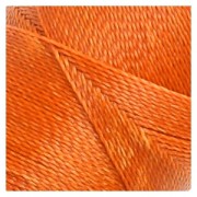 Linhasita waxed thread spool for micro macramé 0.5 mm - Orange (387) x335m