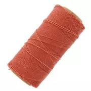 Linhasita waxed thread spool for micro macramé 0.5 mm - Terracotta (35) x335m