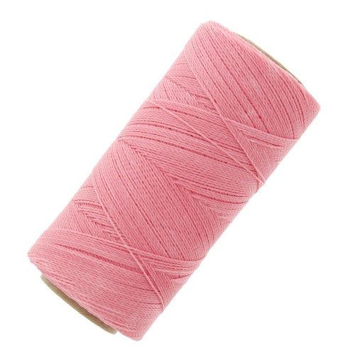 Linhasita waxed thread spool for micro macramé 0.5 mm - Salmon (324) x335m