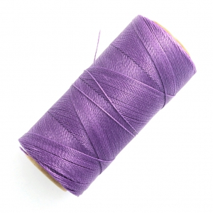 Linhasita waxed thread spool for micro macramé 0.5 mm - Lilac (69) x335m