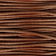 European Leather cord 2mm Brown x1m