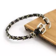 European leather cord 1.5 mm Black x1 m