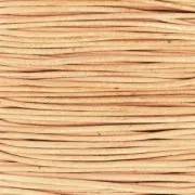 European leather cord 1.5 mm Natural x1 m