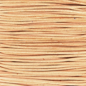 European leather cord 1.5 mm Natural x1 m