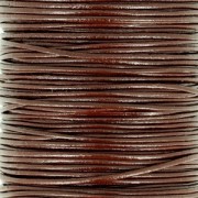 European Leather cord 1mm Brown x1m|raw }}