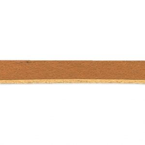 European Square leather band 3 mm Camel x1m
