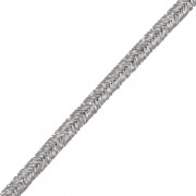Brillante métal Braid Made in Italy 3.5 mm Gris / Silver x1m|raw }}