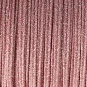 Brillante métal Braid Made in Italy 3.5 mm Pink / Silverx1m