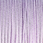 Brillant metal soutache braid Made in Italy 3.5 mm Purple / Silver x1m