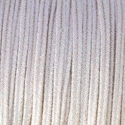 Brillant metal soutache braid Made in Italy 3.5 mm Light Pink / Silver x1m