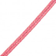 Brillant metal soutache braid Made in Italy 3.5 mm Pink / Gold x1m|raw }}