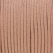 soutache Braid Made in Italy 3.5 mm Rose poudré / Gold x1m