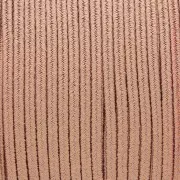 soutache Braid Made in Italy 3.5 mm Rose poudré / Gold x1m