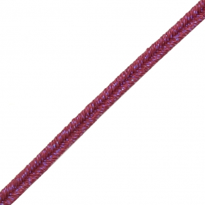 Moonlight soutache Braid Made in Italy 3.5 mm Bordeaux / Blue x1m