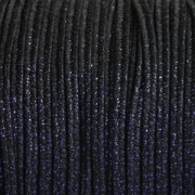 Moonlight soutache Braid Made in Italy 3.5 mm Black / Blue x1m