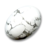 Oval cabochon 18x13mm Howlite