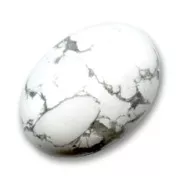 Oval cabochon 18x13mm Howlite