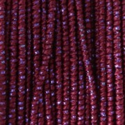 Bobine de fil Bliss Moonlight fabrication italienne 1 mm Bordeaux/Mauve x30m