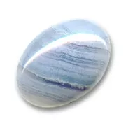 Oval cabochon 18x13mm Blue Lace Agate