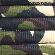 Tubular cotton cord 6 mm - camouflage Kaki/Brown/Beige x1m|raw }}