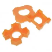Set of 3 cookie cutters for polymer clay - Byzantin Bohemian cross