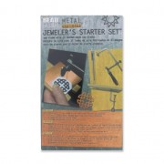 Jewelry tooling kit - bocfil + fretsaw nr 2/0 + wooden workbench dowel