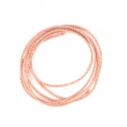 Metallic cord Mokuba 2 mm - Vintage Rose golden thread x1m|raw }}