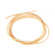 Metallic cord Mokuba 2 mm - Gold golden thread x1m|raw }}