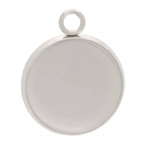 Stainless steel Pendant setting 16 mm for cabochon 14mm x1
