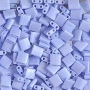 Miyuki Tila Beads 5x5x1.9 mm TL-0494FR - Op Light Periwinkle AB Mat x10g