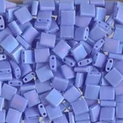 Miyuki Tila Beads 5x5x1.9 mm TL-0417LFR - Op Periwinkle AB Mat x10g