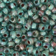 Miyuki Seed beads 8/0 4506 - Sea Foam Picasso x8g|raw }}