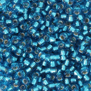 Miyuki Seed beads 11/0 25 - Capri Blue Silver Lined x8g