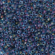 Miyuki Seed beads 15/0 346 - Magenta Lined Aqua Luster x8g|raw }}