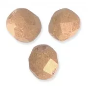 Faceted beads 4mm Macadamia Pacifica x50