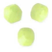 Faceted beads 3mm Honeydew Pacifica x50