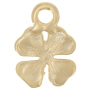Trefle 17x12 mm gold charm x1