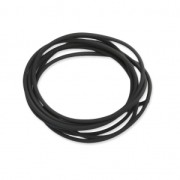 Rubber full cord 1.80 mm Black x3m