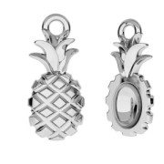925 Sterling Silver Pineapple charm SIlver Tone x1|raw }}