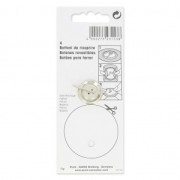 5 Bouttons to decorate 19 mm for customization