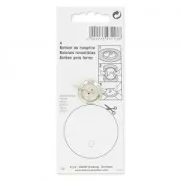 5 Bouttons to decorate 19 mm for customization