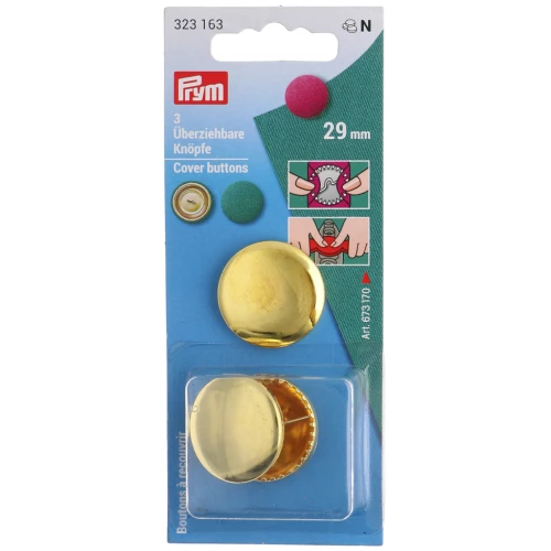 3 Bouttons to decorate 29 mm for customization