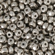 Czech Glass beads Micro Spacers 2x3 mm Nickel Plated x50|raw }}