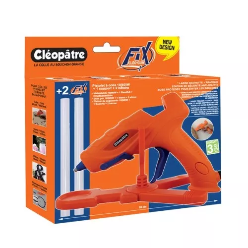 Mini glue gun with base - Cléopâtre