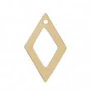 Thin sequin Losange shape 16 mm - Gold-filled x1
