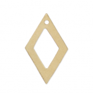 Thin sequin Losange shape 16 mm - Gold-filled x1